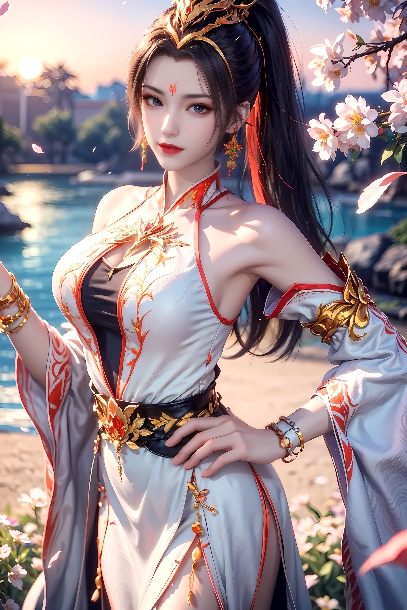 她从不刻意